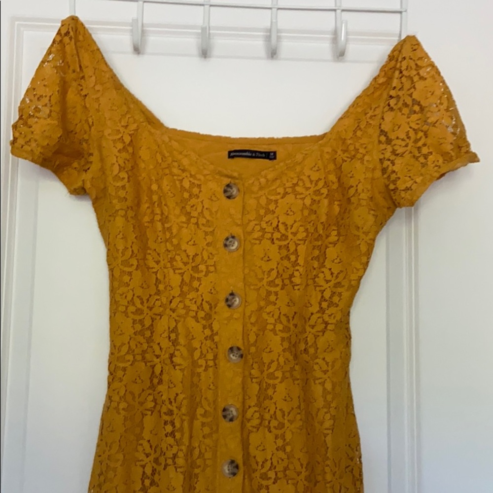 Yellow Mini Summer dress